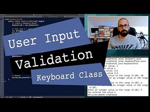 Java Keyboard class for User Input Validation
