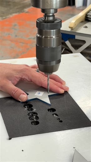We’re drilling holes in these laser cut mirrored acrylic stars to prep them for a project! Should we make a mobile or garland? 🤔🌟 #tapplastics #mirroredacrylic #lasercut #acrylicprojects #designinspo | TAP Plastics