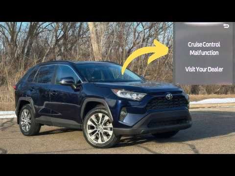 “Cruise control malfunction” warning in Toyota vehicles