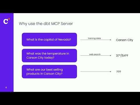Building high-quality AI workflows with the dbt MCP Server (Coalesce 2025)