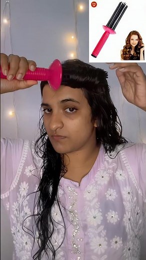 Trying Hair rolling comb🤫 | curling roll comb | Rolling combs review #curly #curls #yt #curlyhair