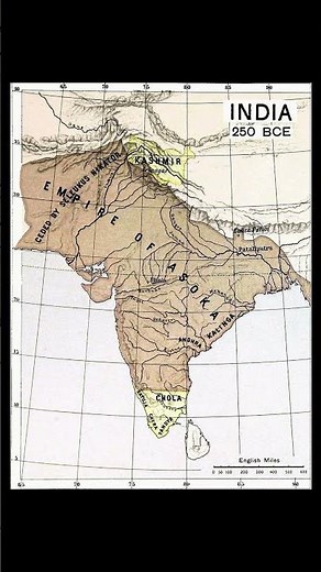 India 250 BCE Territorial extent of the Mauryan Empire and regional kingdoms across the subcontinent