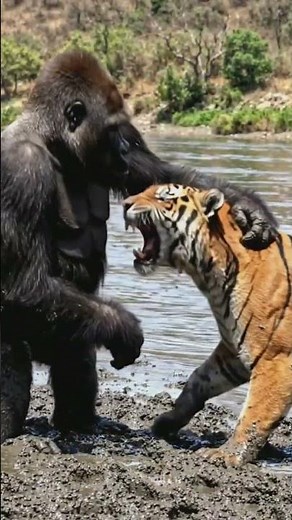 Gorilla vs Tiger – The Ultimate Jungle Battle!