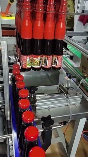 #Glass bottle packing machine #Beverage packing machine #Grab type packing machine #packingmachine