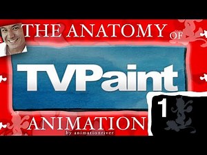 1 THE ANATOMY OF TVPAINT animation. Mini tutorial. Timeline. Background.