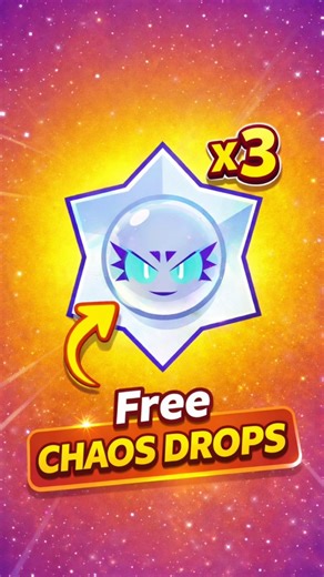 Free 3 Chaos Drops from brawlstars for brawlentines #brawlstars #brawlentines