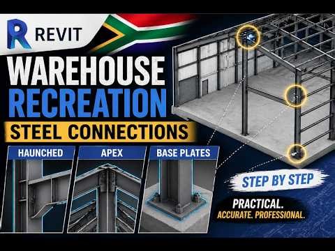 Revit Steel Connections Tutorial | Haunch, Apex & Base Plates