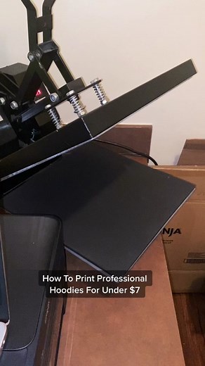 How To Print Professional Hoodies For Under $7! #howto #print #hoodies #craft #tutorial