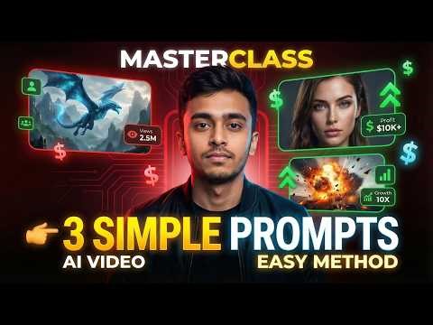 3 Prompts You Need to Create Any AI Video | Video Prompting