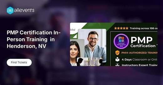 PMP Certification In-Person Training  in Henderson, NV
