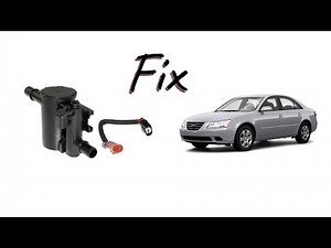 2009 Hyundai Sonata GLS Evaporative Canister Vent Valve P0455 & P0106
