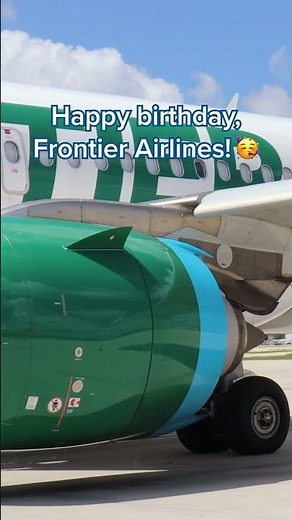 Celebrating 32 Years of Frontier Airlines🥳