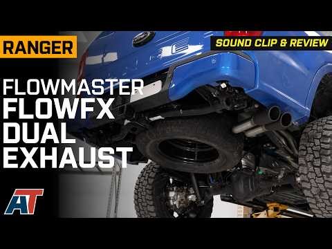 2019-2023 Ranger Flowmaster FlowFX Dual Exhaust System Review & Sound Clip