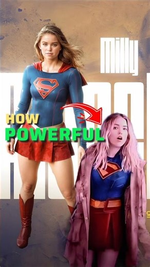 How Powerful Is SuperGirl Can Beat Superman?😱 #shorts #dc #henrycavill #jamesgunn #supergirl