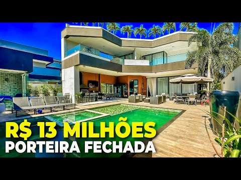 Fully furnished mansion in Alphaville Barra — 360° rooftop, cinema, and total luxury!