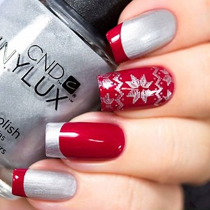 37K views · 750 reactions | Cozy up with this holiday-inspired nail art! Check out our Instagram later for the final look using VINYLUX™ Weekly Polish. | CND - Creative Nail Design | Facebook