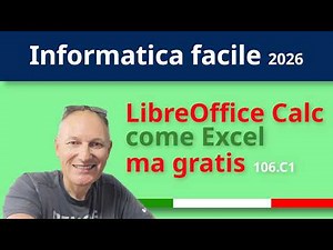 Spreadsheets for everyone but with LibreOffice (free) FIRST STEPS | Easy Computing | Maggiolina |...