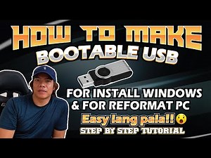 How to make Bootable USB for Windows Installer and for Reformat so Easy Step by Step