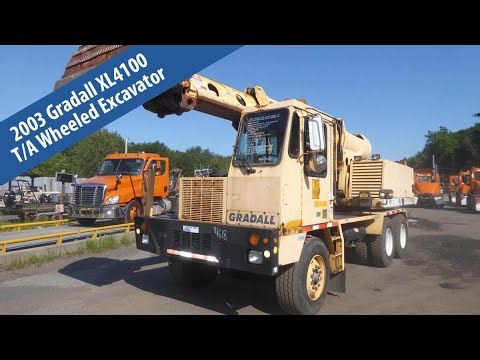 2003 Gradall XL4100 / GW-594-41 Wheeled Excavator - TRO 0801232