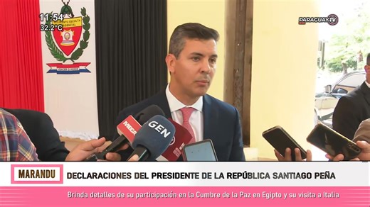 3.5K views · 89 reactions | ▶"He sido sujeto de ataques al no poder encontrar argumentos a la agenda de Gobierno"  @santipenapy - Presidente de la República | Paraguay TV | Facebook