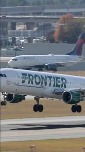 Frontier A321 Touches Down in Atlanta! 🛬🐾