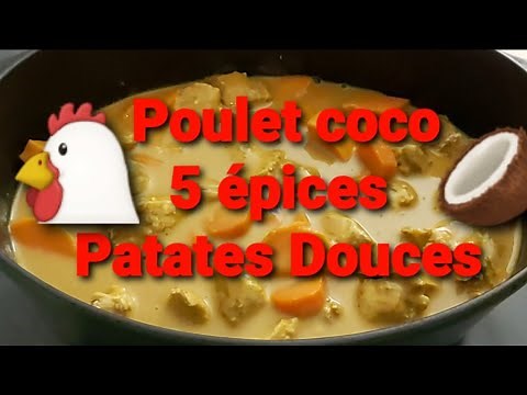 Compact Cook Pro 😃 Poulet coco aux 5 épices et Patates Douces 🤗😉