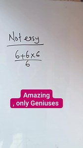 187K views · 940 reactions | Only Geniuses can. #mathreels | JJ maths class | Facebook