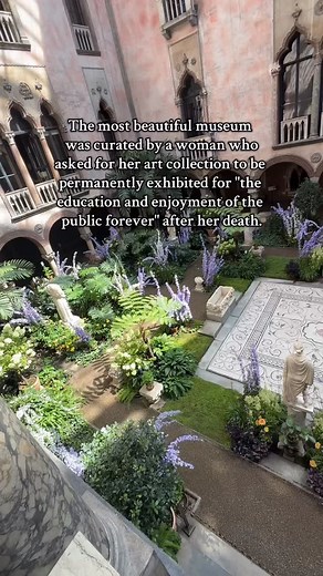 127K views · 57K reactions | Oh to inherit a large sum of money and create my personal museum 沈❤️ From the Isabella Stewart Gardner museum in Boston #history #art | History by Mae | Facebook