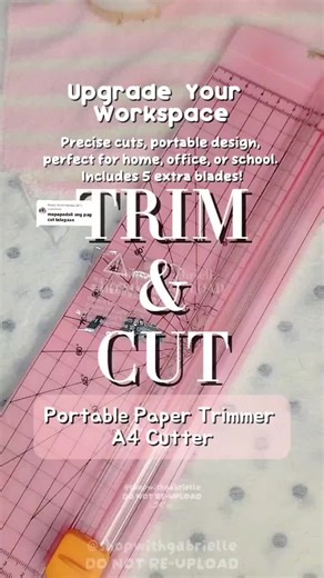 Portable A4 Paper Trimmer - Effortless Precision Cutting