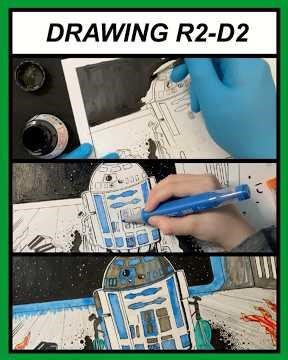 Drawing R2-D2 With Rockets.