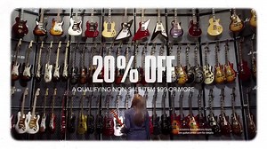 Now through 12/17, get 20% off a qualifying non-sale item $99 or more. Get your coupon and shop qualifying products at http://bit.ly/GC20Coupon | Guitar Center