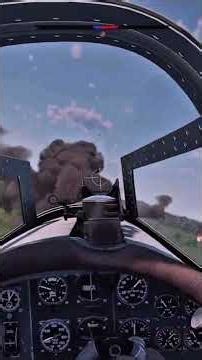 First person P-400 lands after taking damage