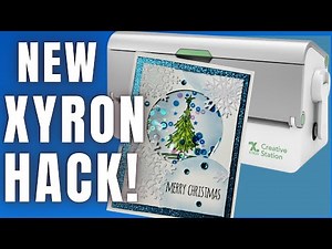 💥NEW XYRON HACK💥 Secret Tricks to make AWESOME Cards Using THE WASTE! Shaker Card