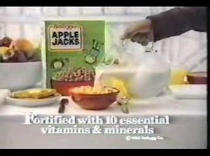 1982 Kelloggs Apple Jacks Commercial
