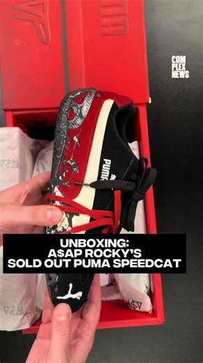 A$AP Rocky and PUMA linked up on a new Speedcat, and even though it sold out, we still got to unbox a pair. Were you able to cop? 🏎️