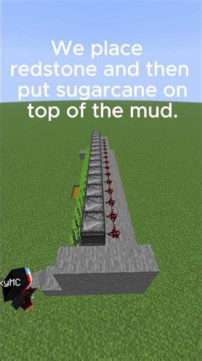 Easy Sugar Cane Farm #minecraft