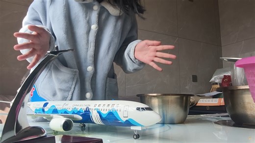 开箱波音737飞机模型