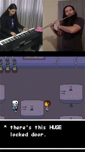 It’s Raining Somewhere Else - Undertale | Piano and Flute Cover #shorts 5