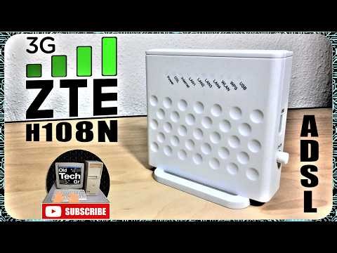 ZTE H108N ADSL Wireless 2.4 GHz Modem Router 3G 300Mbps