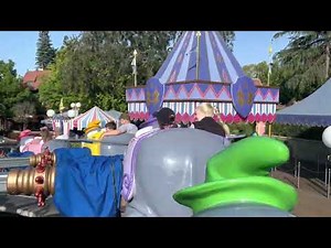Dumbo the Flying Elephant FULL RIDE POV in Fantasyland @ Disneyland
