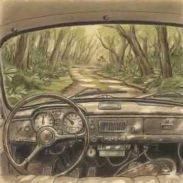 Classic Ambassador Taxi Drive through the Mystical Forest | A Nostalgic Journey