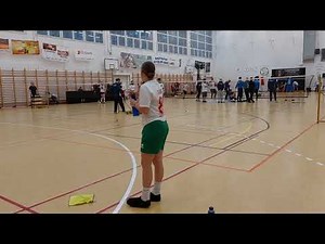 Lábtoll-labda, 8.Lábtoll EB., Női egyéni elődöntő: Magyarország 2. -Németország 1.