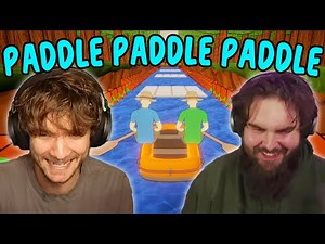 Teo and Yomo play Paddle Paddle Paddle