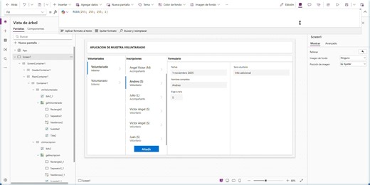 APP Power Apps - Paso 2 Uso de Contenedores