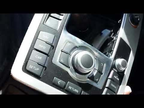 How to Remove MMI Controller from Audi Q7 2009 for Repair.