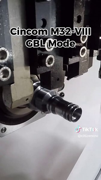 🔥Superimposed machining at its finest! 🔥 Check out the #CitizenCNC #Cincom M32-VIII in GBL mode showing its superimposed capabilities and rapid production. #UKmfg #CNC #Machinery @Squad_CNC
