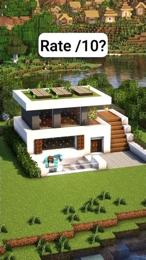 minecraft easy morden house 🏠