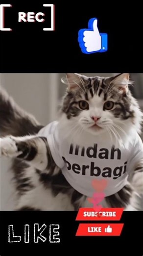 😹 Kucing gemoy ini joget kayak lagi ikut lomba dangdut!#trending #viral #shorts #cat