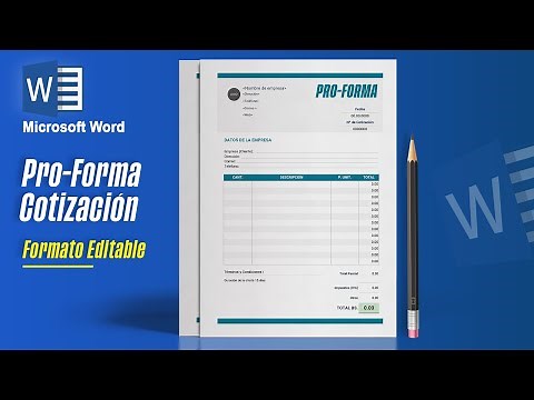 Quote or Pro-forma Format in Word | Free Download