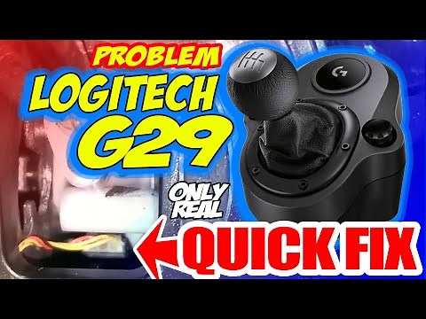 Logitech G29 Shifter Problem - EASY QUICK FIX | WORKING